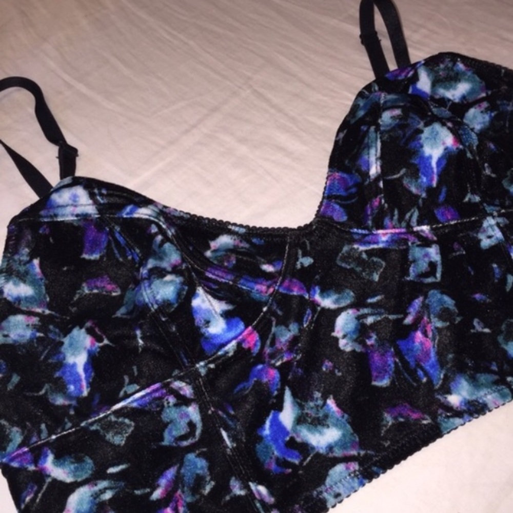 Free People Velvet Bralette